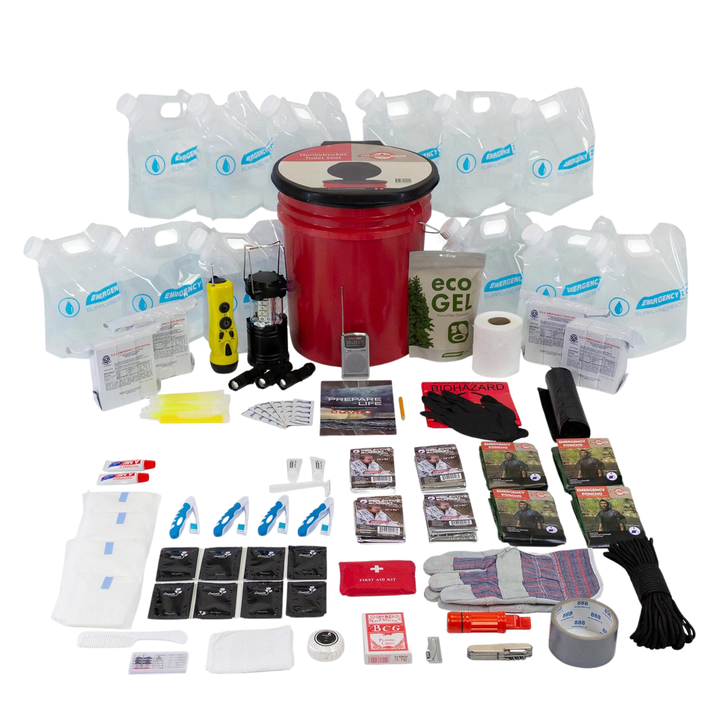 Complete Hurricane Survival Kit - 4 Person | No Masks – Joseph's Harvest