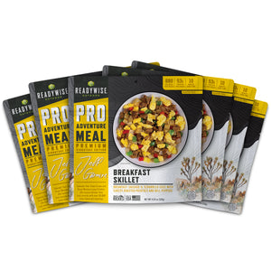 6 CT ReadyWise Emergency Food Pro Adventure Meal Breakfast Skillet