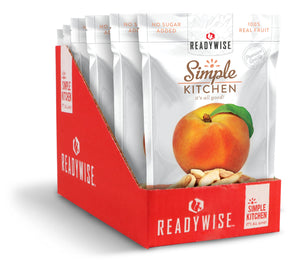 Freeze-Dried Peaches Emergency Food - 6 Pack